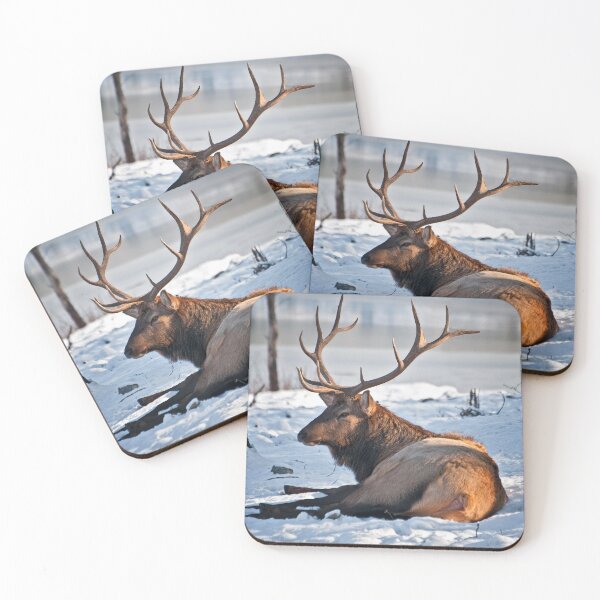 Item preview, Elk In Snow designed and sold by Michael Cummings.