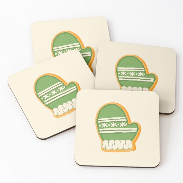 Item preview, Gingerbread Mitten - Glove Cookie - Christmas Cookies - Sticker designed and sold by Nossikko.