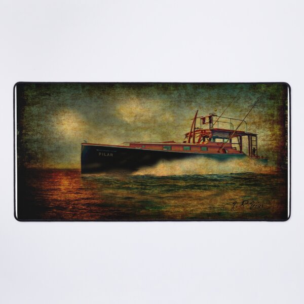 Item preview, Vintage Ernest Hemingway Pilar Boat in Key West designed and sold by artBeatandSoul.