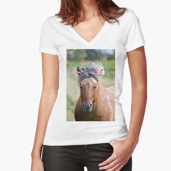 Fitted V-Neck T-Shirt