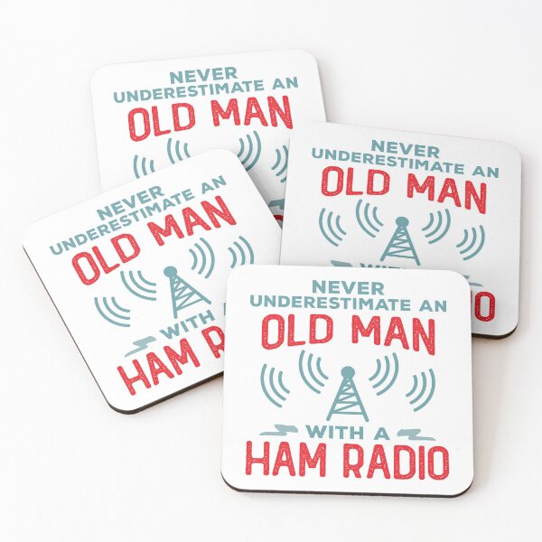 Item preview, Never Underestimate an Old Man with a Ham Radio designed and sold by wingstar.