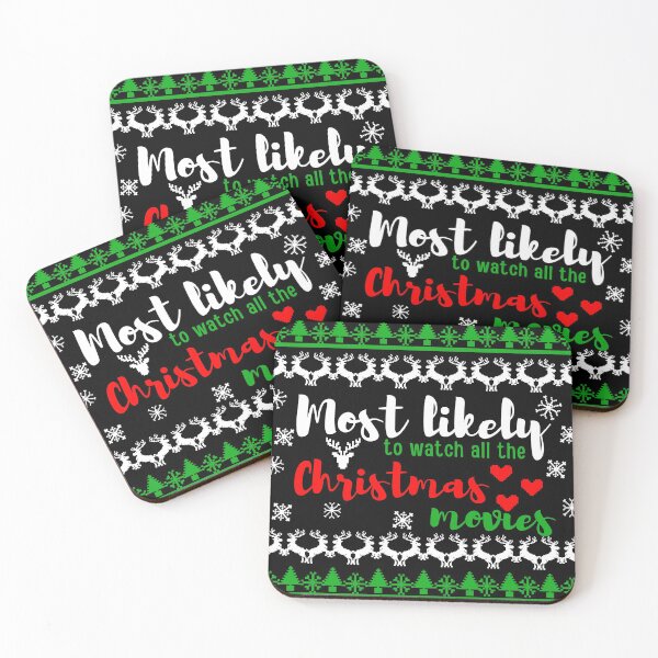 Item preview, Most likely to watch all the christmas movies designed and sold by reka88.