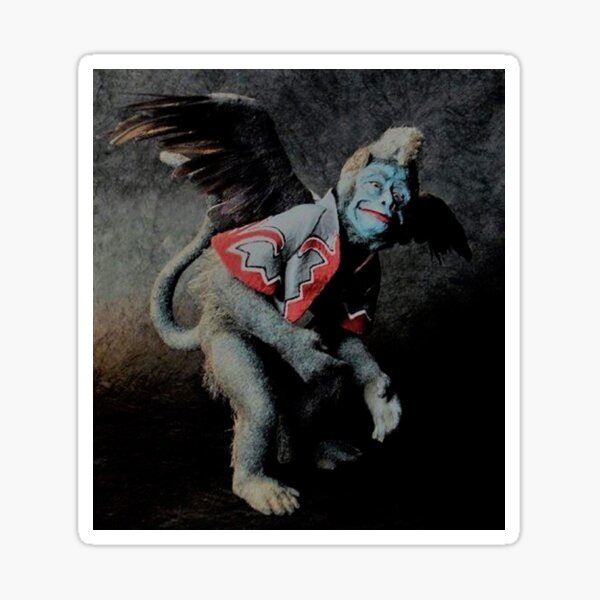 Item preview, creepy flying monkey oz print mask tshirt gift  vintage colorized rare   designed and sold by mysticladyart.