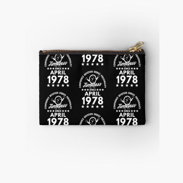 Item preview, April Birthday Timeless Person -1978 - White Text designed and sold by MoonsmileProd.