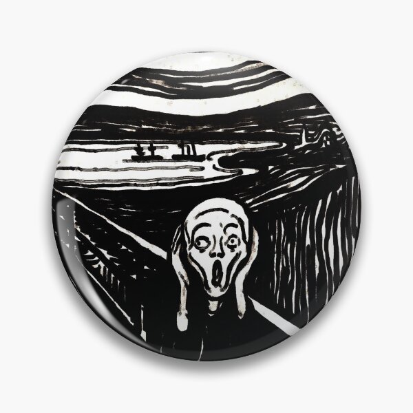 Item preview, The Scream remastered. Famous painting Edvard Munch Fine art wall art home decor designed and sold by letsaddtocart.