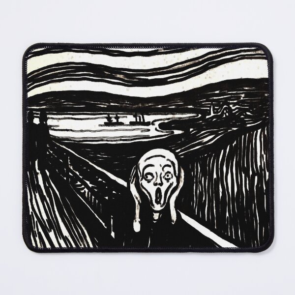 Item preview, The Scream remastered. Famous painting Edvard Munch Fine art wall art home decor designed and sold by letsaddtocart.