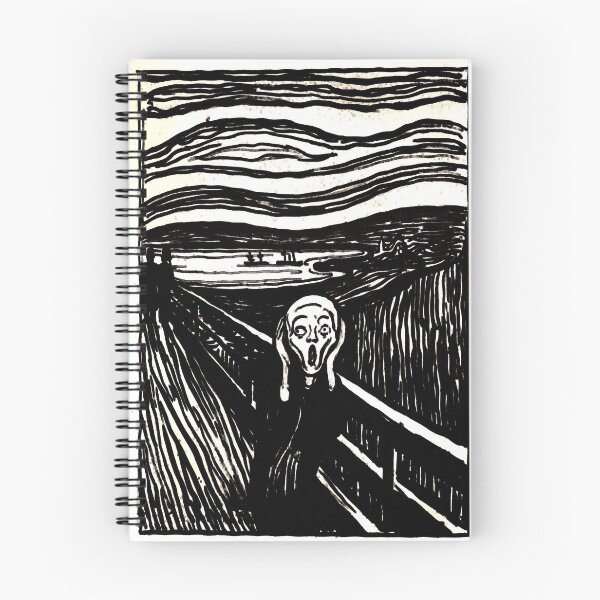 Item preview, The Scream remastered. Famous painting Edvard Munch Fine art wall art home decor designed and sold by letsaddtocart.
