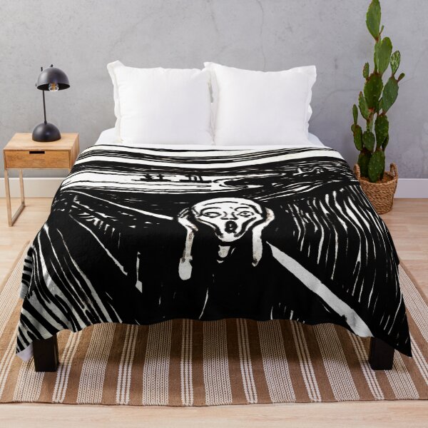 Item preview, The Scream remastered. Famous painting Edvard Munch Fine art wall art home decor designed and sold by letsaddtocart.