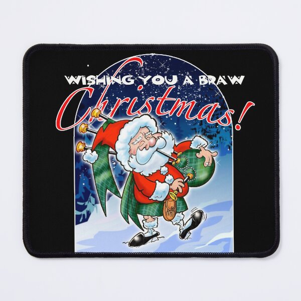 Item preview, Santa Wishes you a Braw Scots Christmas! designed and sold by jimbairn.