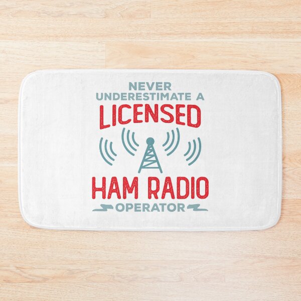 Item preview, Never Underestimate a Licensed Ham Radio Operator designed and sold by wingstar.