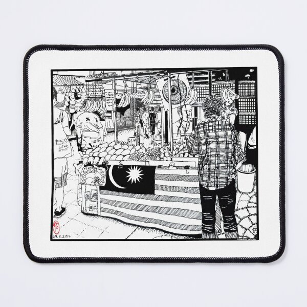 Item preview, Malaysia: Selling Fruits in China Town. designed and sold by FrauTansArtwork.