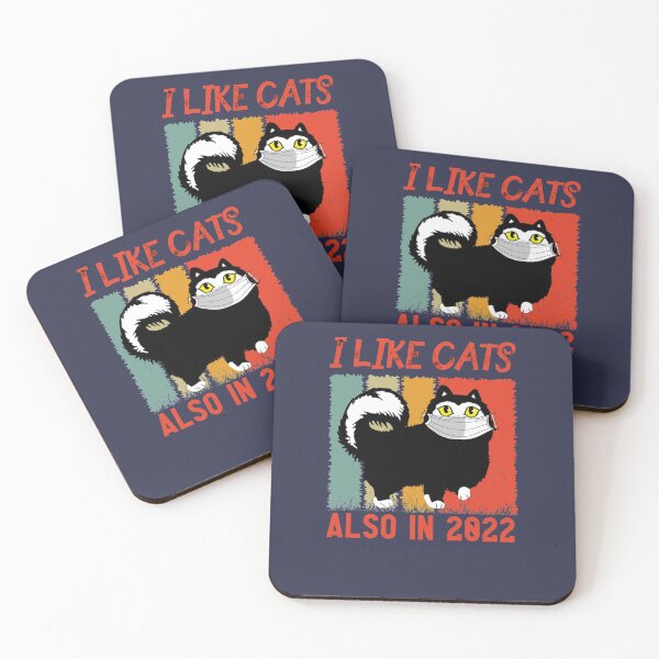 Item preview, Cat Whisperer Retro, I like Cats also in 2022, Cat with Mask Retro designed and sold by DiensDesign.