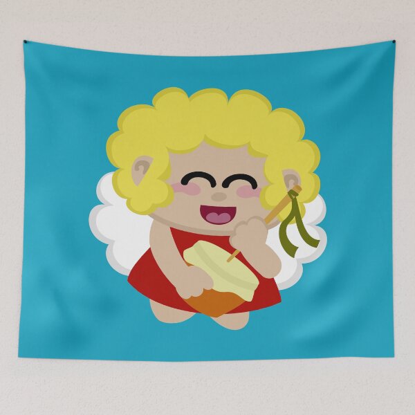 Item preview, Angel With Zambomba Merry Christmas designed and sold by Sonia Pascual Izquierdo.