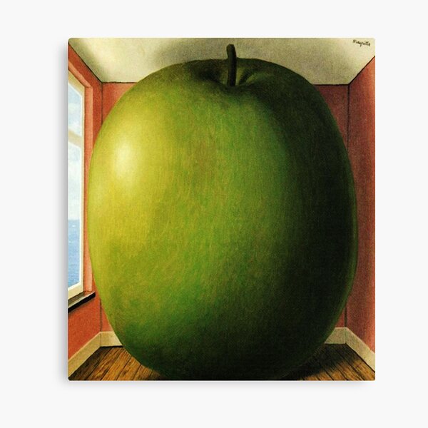 La salle d'écoute-René Magritte Impression sur toile