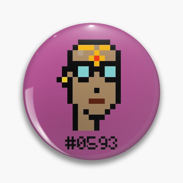 Item preview, CryptoPunks #0593 designed and sold by hodlerbrothers.