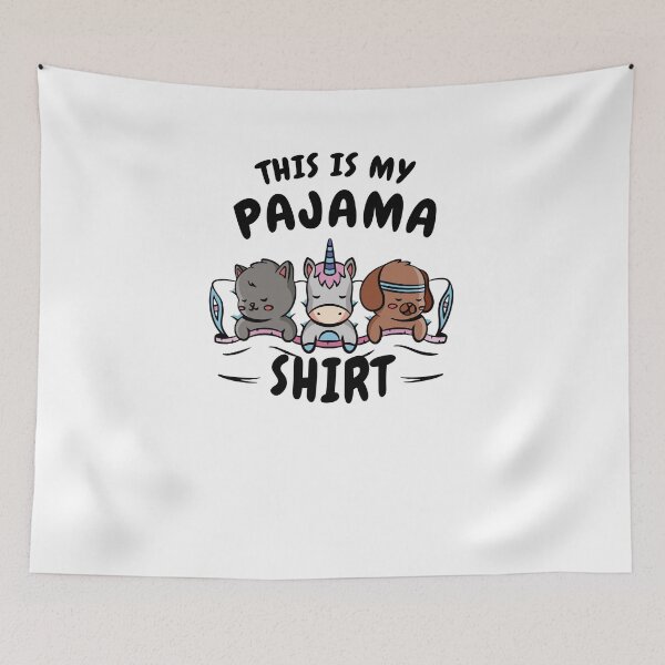 Item preview, This Is My Pajama - Dog Cat Unicorn Bed Pillow designed and sold by Tig3rE.
