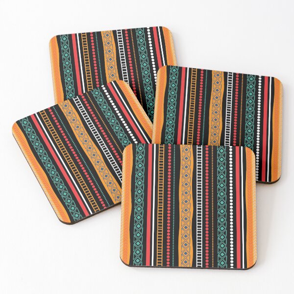 Item preview, Boho abstract waves vertical designed and sold by deepgoa.