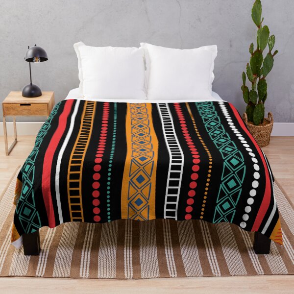 Item preview, Boho abstract waves vertical designed and sold by deepgoa.