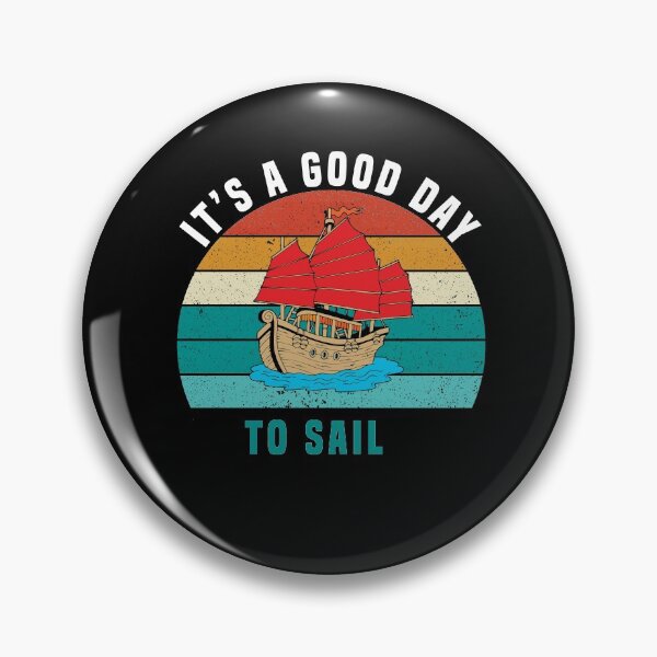 Item preview, Good Day To Sail - Retro Vintage Distressed Sunset Design For Sailing Lovers Gift Idea designed and sold by Prince - Bestseller ★★★★★.