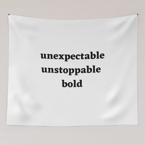Item preview, Unexpectable, unstoppable, bold designed and sold by Creativity Zone.