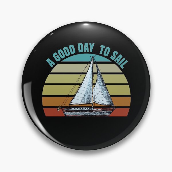 Item preview, Good Day To Sail - Retro Vintage Distressed Sunset Design For Sailing Lovers Gift Idea designed and sold by Prince - Bestseller ★★★★★.