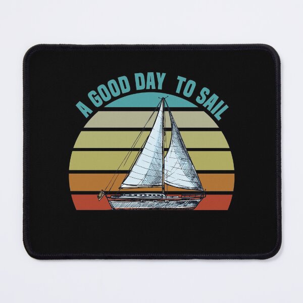 Item preview, Good Day To Sail - Retro Vintage Distressed Sunset Design For Sailing Lovers Gift Idea designed and sold by Prince - Bestseller ★★★★★.