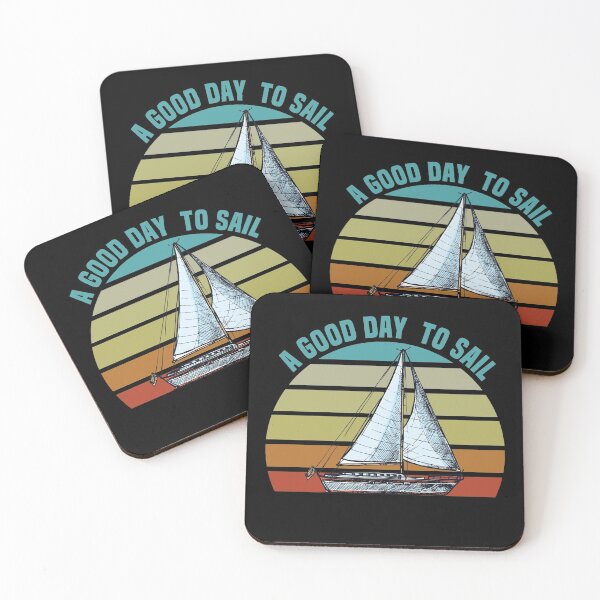 Item preview, Good Day To Sail - Retro Vintage Distressed Sunset Design For Sailing Lovers Gift Idea designed and sold by Prince - Bestseller ★★★★★.