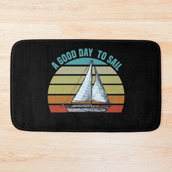 Item preview, Good Day To Sail - Retro Vintage Distressed Sunset Design For Sailing Lovers Gift Idea designed and sold by Prince - Bestseller ★★★★★.