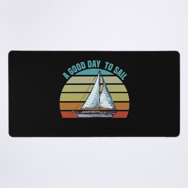 Item preview, Good Day To Sail - Retro Vintage Distressed Sunset Design For Sailing Lovers Gift Idea designed and sold by Prince - Bestseller ★★★★★.