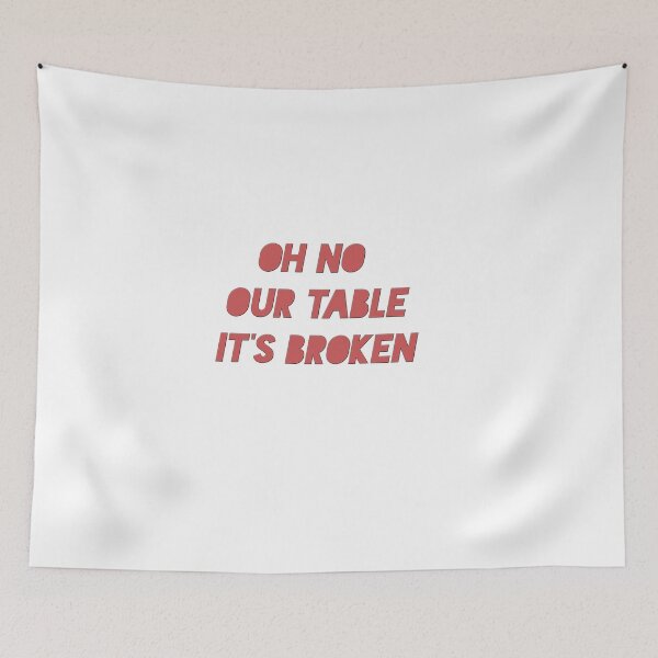 Item preview, OH NO OUR Table  designed and sold by Eleanorramroka.