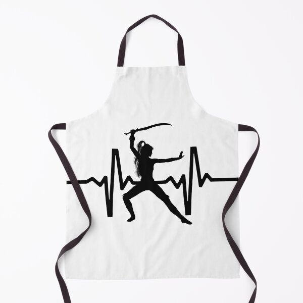 Item preview, Swordswoman Loves Battle Heartbeat, Pulse designed and sold by just-doing-it.