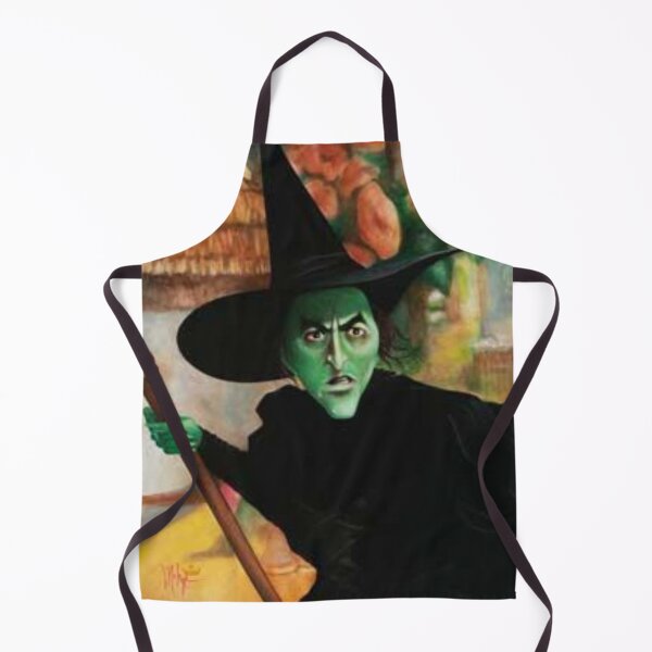 Item preview, witch wicked oz colour painting print mask digital colourized vintage mask designed and sold by mystic lady vintage art and fashion designs.