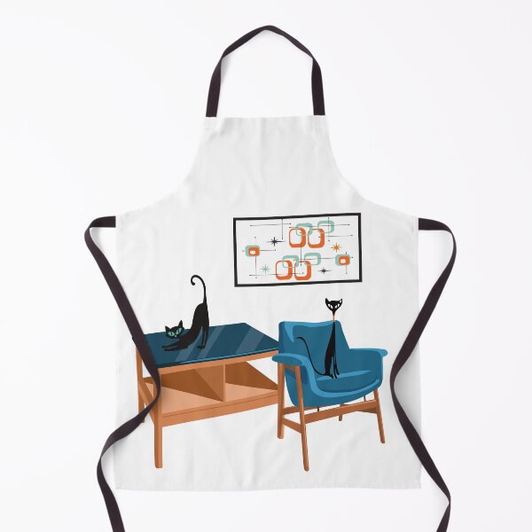 Item preview, Atomic Kitties Relaxing in Mid Century Lounge designed and sold by LisWilliams.