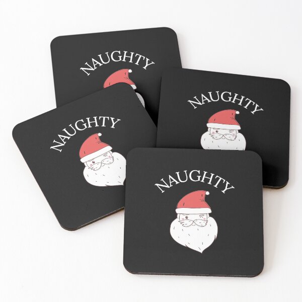 Item preview, Naughty - Winking Santa Claus. Funny, Sarcastic Christmas Tee, Santa's Naughty List T-shirts, Sweatshirts and Many More. designed and sold by WholesumArt.