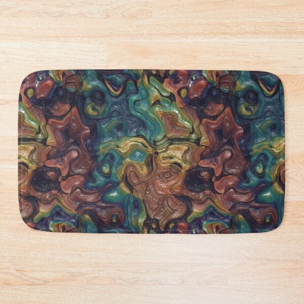 Item preview, Mystic Rainbow Liquid Colorful Abstract 3D Art Design designed and sold by Youpattern.