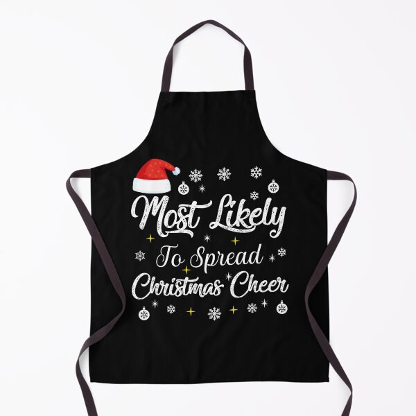 Item preview, Most Likely To Spread Christmas Cheer Santa Hat Christmas Gift  for women and men, girls and boys designed and sold by NiceSpot.