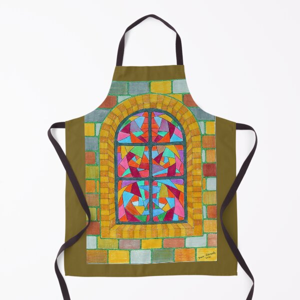 Item preview, 599 - DESIGN FOR A STAINED-GLASS WINDOW - 03 - DAVE EDWARDS - COLOURED PENCILS & INK - 2021 designed and sold by BLYTHART.