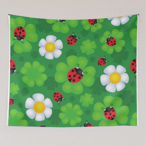 Item preview, ladybug, ladybug pattern, ladybug landscapes designed and sold by angelescar.