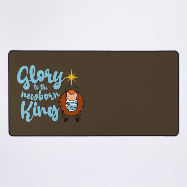 Item preview, Glory to the Newborn King designed and sold by ChelleCreate.