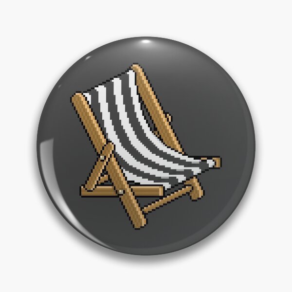 Item preview, Habbo Black Deck Chair - Time to Chill designed and sold by Eisenjays.