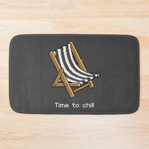 Item preview, Habbo Black Deck Chair - Time to Chill designed and sold by Eisenjays.