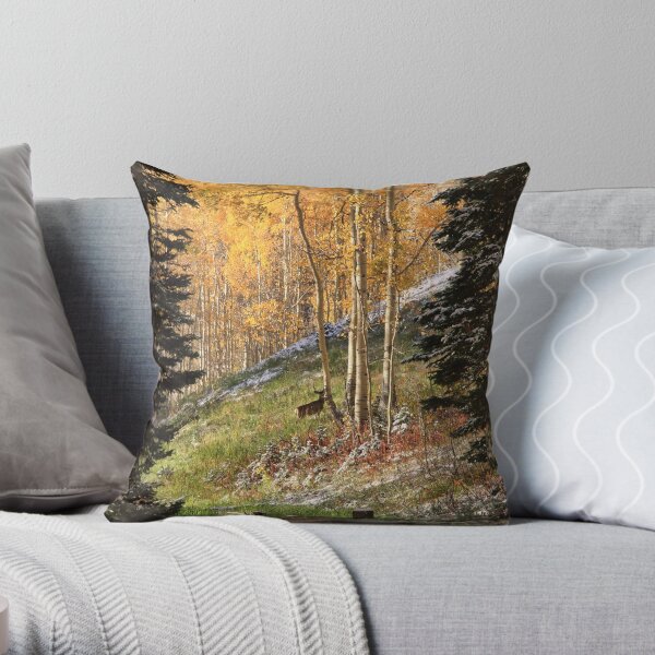 Autumn's Blessing Throw Pillow and Tote Bag Throw Pillow