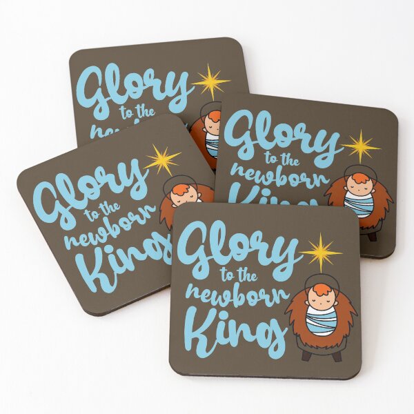 Item preview, Glory to the Newborn King designed and sold by ChelleCreate.