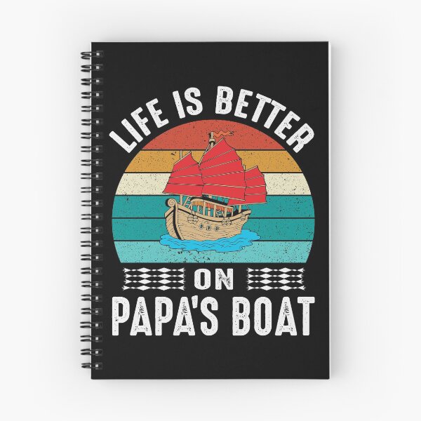 Item preview, Life Is Better On Papa's Boat Good Day To Sail - Retro Vintage Distressed Sunset Design For Sailing Lovers Gift Idea designed and sold by Prince - Bestseller ★★★★★.