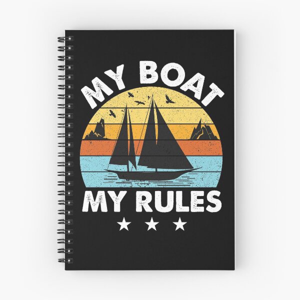 Item preview, My Boat My Rules Good Day To Sail - Retro Vintage Distressed Sunset Design For Sailing Lovers Gift Idea designed and sold by Prince - Bestseller ★★★★★.
