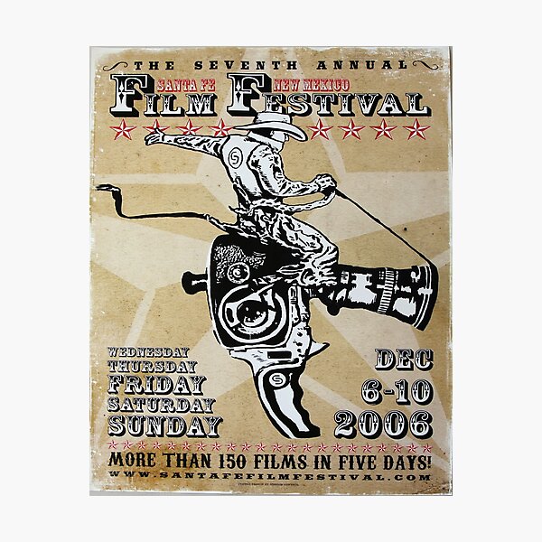 Item preview, 7th Annual Santa Fe Film Festival Poster designed and sold by SantaFeFF.