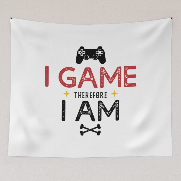 Item preview, I Game therefore I am for Gamers designed and sold by wingstar.