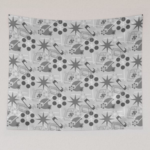 Item preview, Atomic (Black & White) designed and sold by MaGJiC Art.