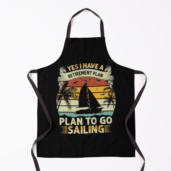 Item preview, Yes I Have a Retirement Plan Plan to Go Sailing Good Day To Sail - Retro Vintage Distressed Sunset Design For Sailing Lovers Gift Idea designed and sold by Prince - Bestseller ★★★★★.