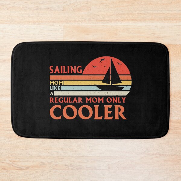 Item preview, Sailing Mom Like A Regular Mom Only Cooler Good Day To Sail - Retro Vintage Distressed Sunset Design For Sailing Lovers Gift Idea designed and sold by Prince - Bestseller ★★★★★.